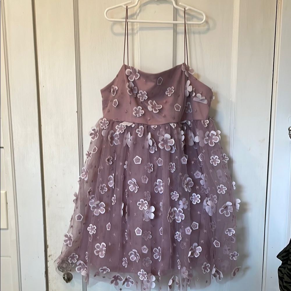 Altar'd State Purple Flower Dress